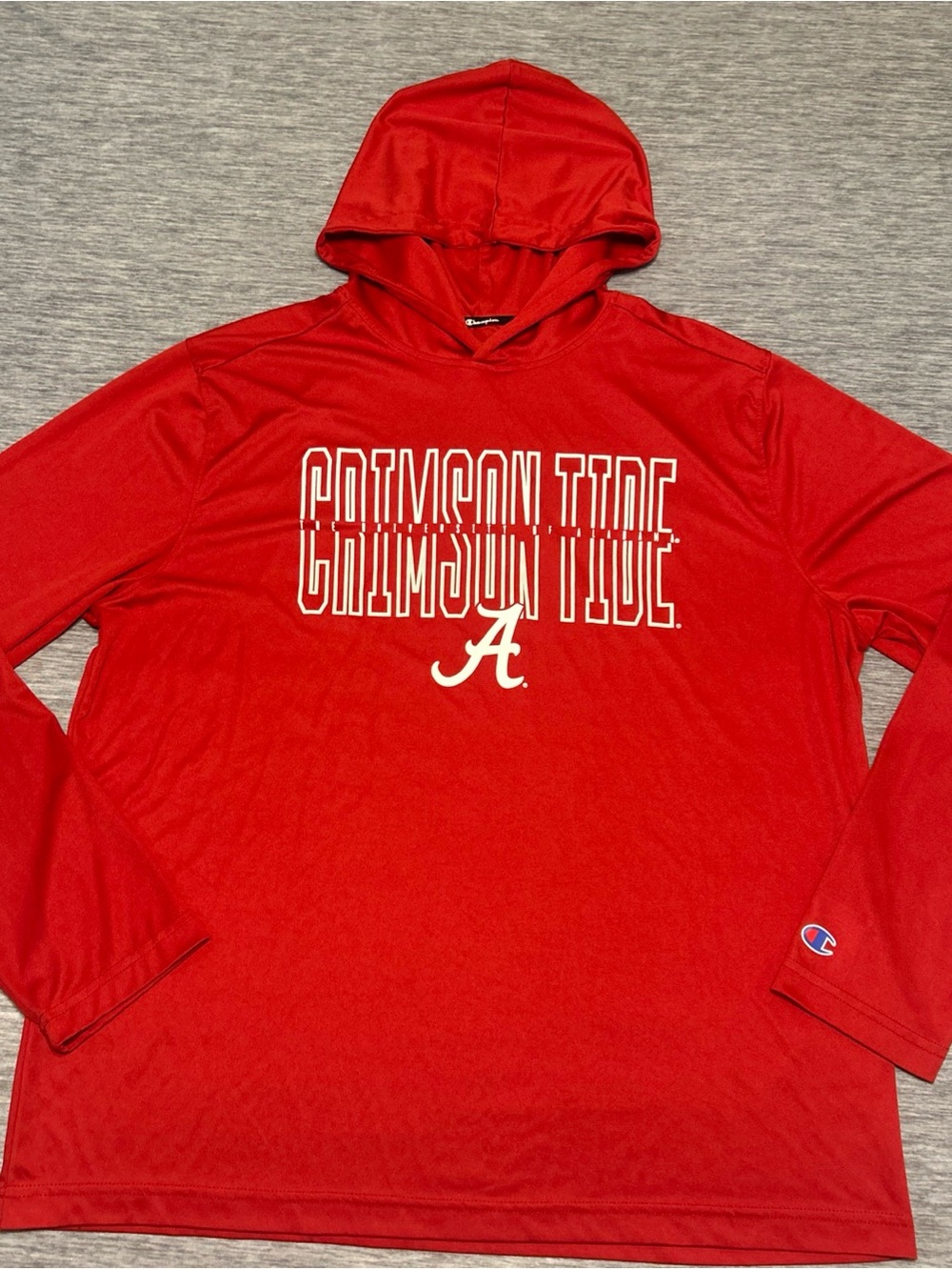 Alabama Crimson Tide Men's XL Champion Long Sleeve Hoodie Red